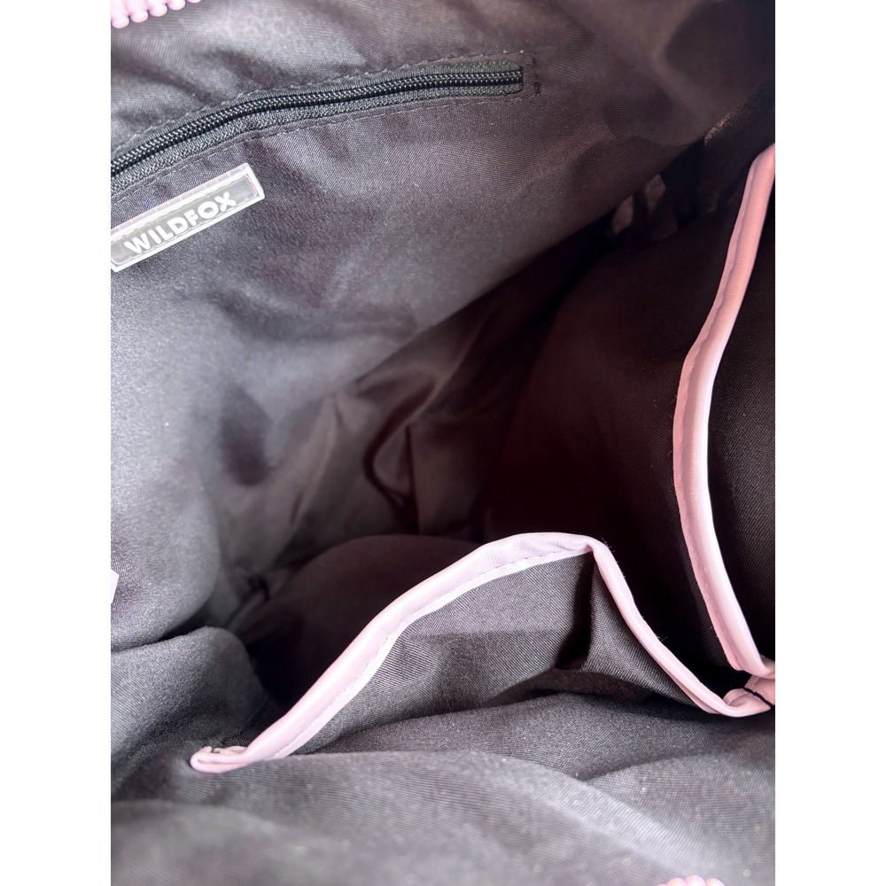 Wildfox Puffer Crossbody Bag Rose Clair Pink Padded Rope Strap HBWF-224-0056-71 - Picture 9 of 9